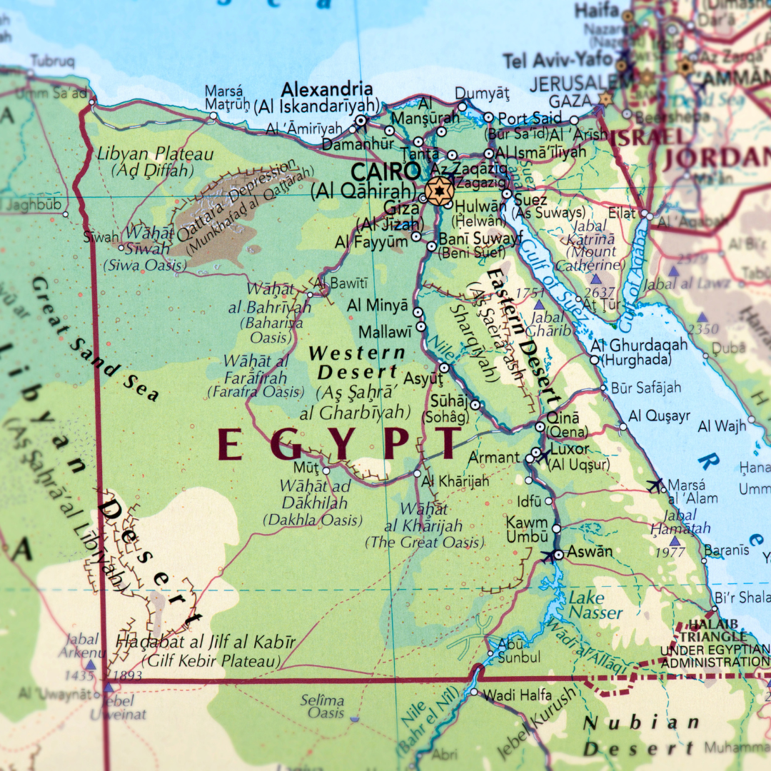 Archer & Gaher Adventures | Egypt Map